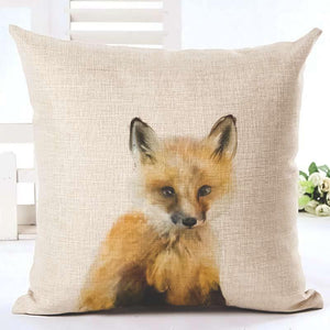 Housse de coussin renardeau - Le Petit Fermier