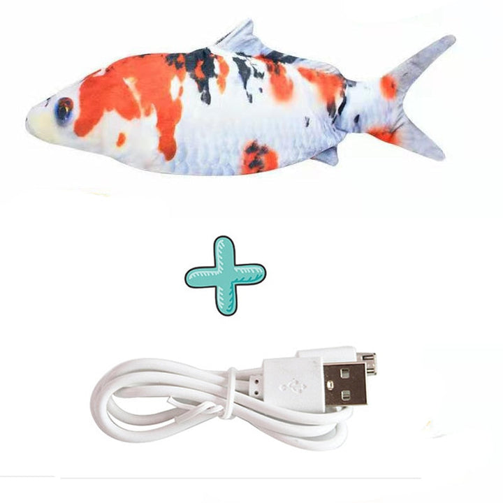 Jouet électronique en forme de poisson pour chien et chat - Recharge USB - Le Petit Fermier