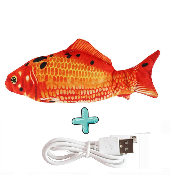 Jouet électronique en forme de poisson pour chien et chat