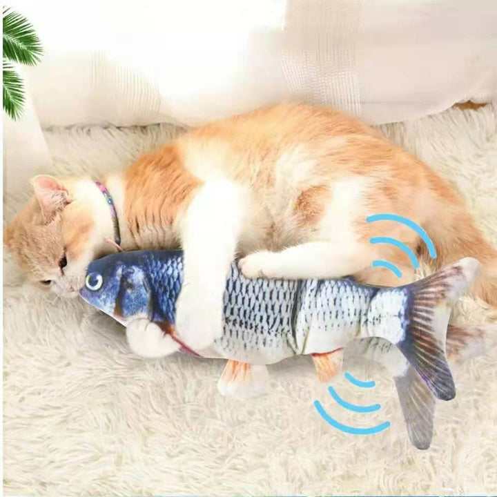 Jouet électronique en forme de poisson pour chien et chat - Recharge USB - Le Petit Fermier