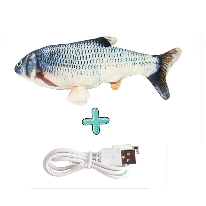 Jouet électronique en forme de poisson pour chien et chat