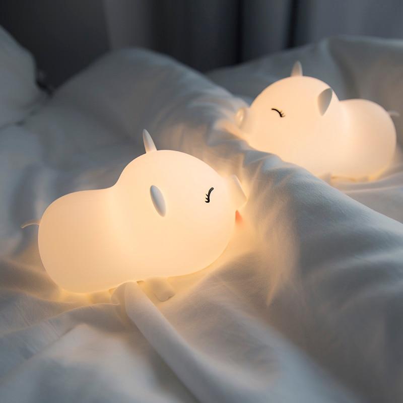 Lampe cochon rechargeable - Le Petit Fermier