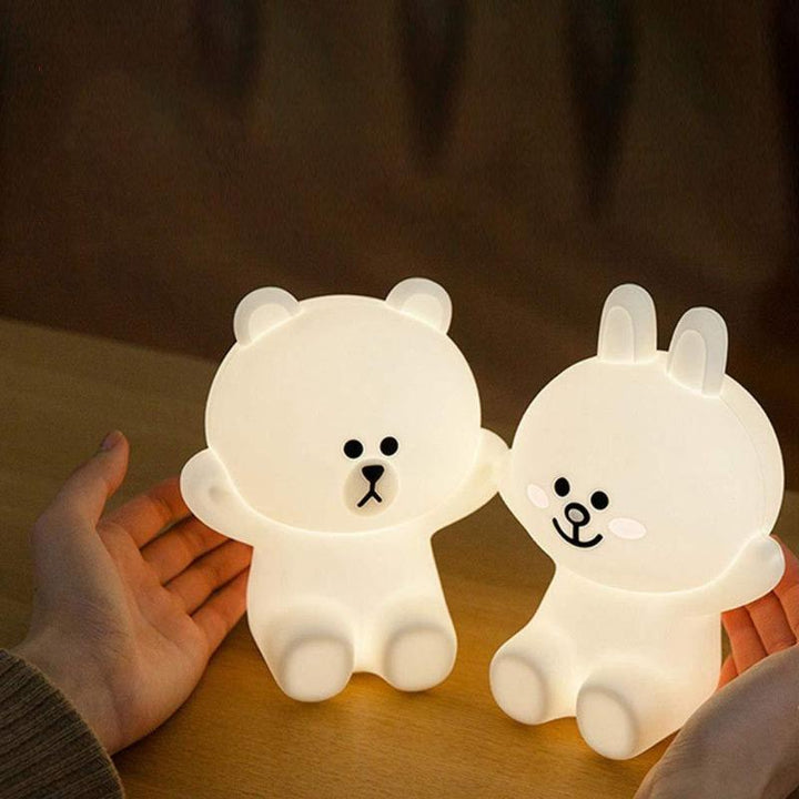 Lampe veilleuse lapin heureux - Le Petit Fermier