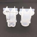 Lot De 4 Moules En Silicone Pour Chocolat Et Bonbons - Formes Animaux, Insectes, Feuilles, Véhicules - Résistant à La Chaleur -40°C à 230°C - 6