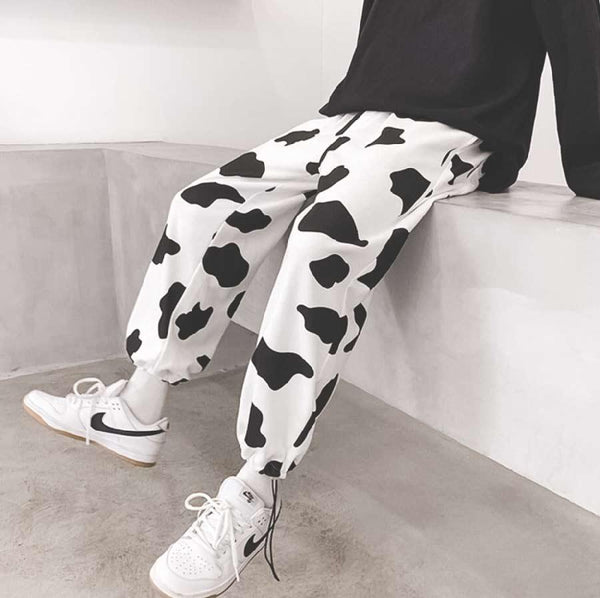 Pantalon casual à imprimé vache - Le Petit Fermier
