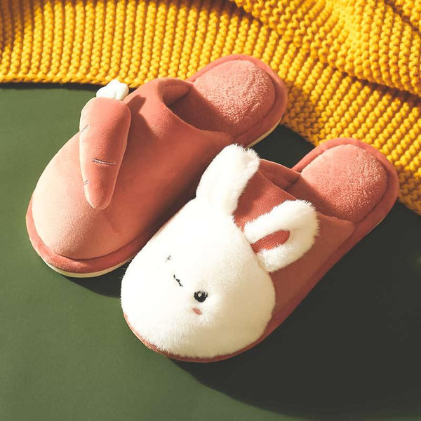 Pantoufles lapin et sa carotte - Le Petit Fermier