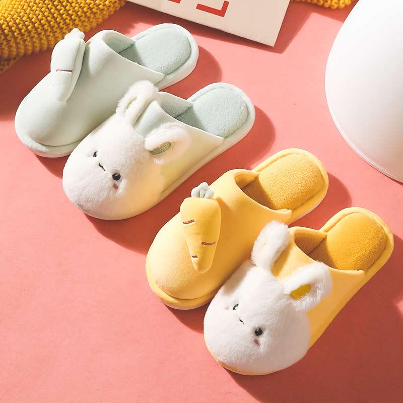 Pantoufles lapin et sa carotte - Le Petit Fermier