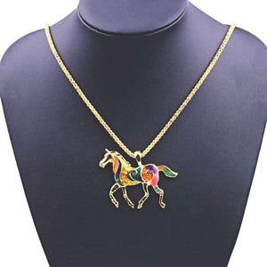 Pendentif vintage cheval - Le Petit Fermier