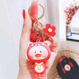 Porte-clé canard rouge - Le Petit Fermier