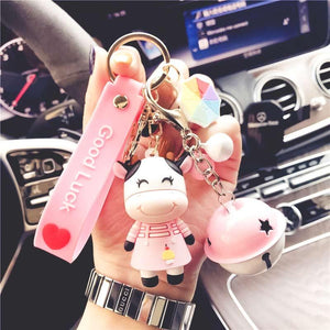 Porte-clé le couple de vaches - Le Petit Fermier