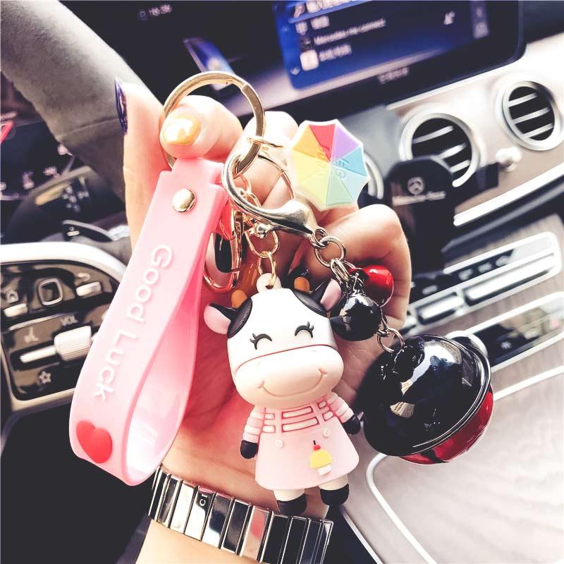 Porte-clé le couple de vaches - Le Petit Fermier