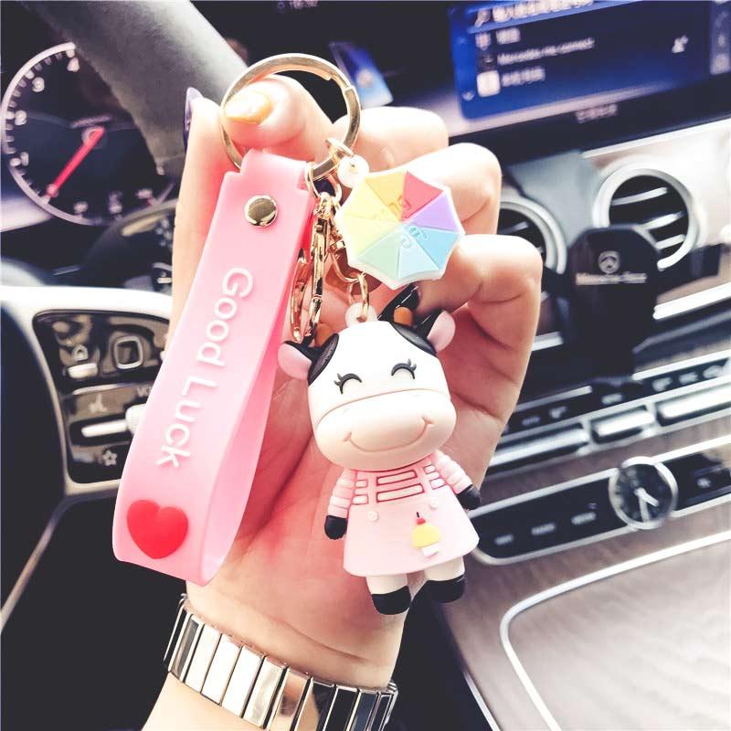 Porte-clé le couple de vaches - Le Petit Fermier