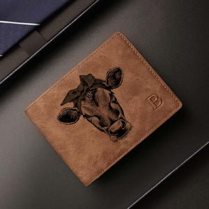 Portefeuille vachette bandana - Le Petit Fermier