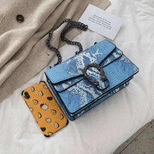 Sac à main bleu fer à cheval - Le Petit Fermier