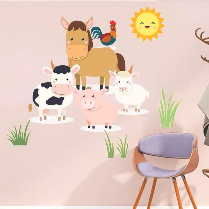 Stickers les animaux de la ferme - Le Petit Fermier