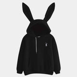 Sweat à capuche oreilles de lapins - Le Petit Fermier
