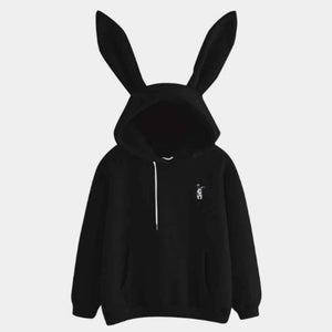 Sweat à capuche oreilles de lapins - Le Petit Fermier