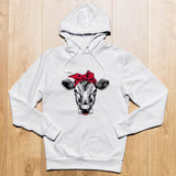 Sweat à capuche vache bandana - Le Petit Fermier