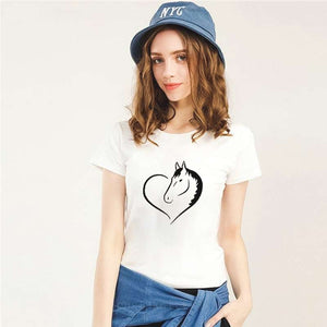 T-shirt amour de cheval - Le Petit Fermier