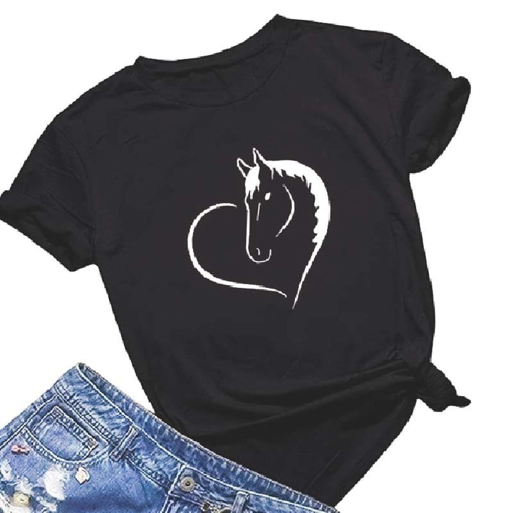 T-shirt amour de cheval - Le Petit Fermier