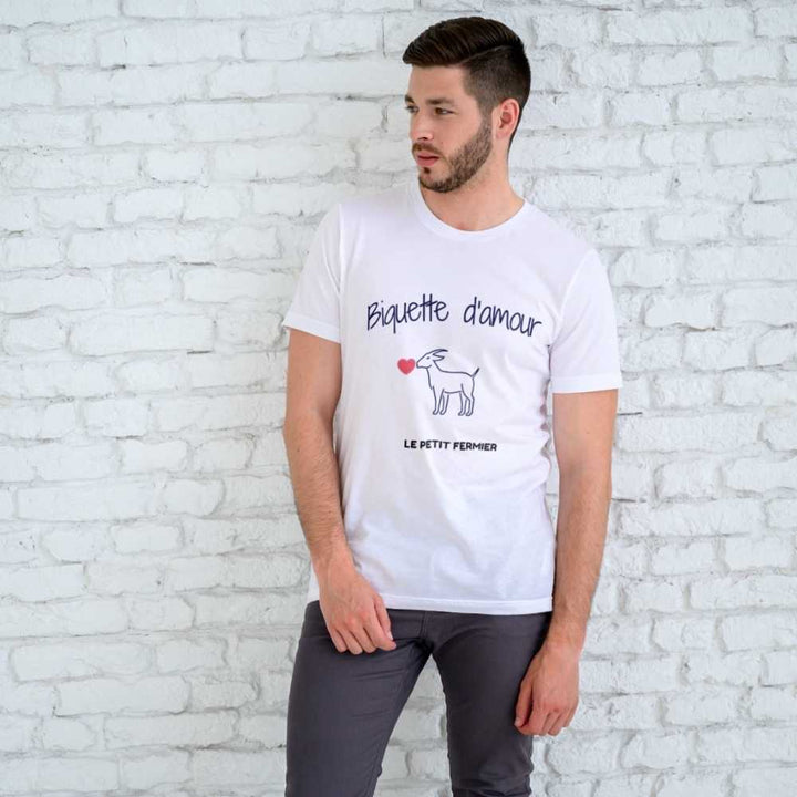 T-shirt biquette d'amour - Le Petit Fermier