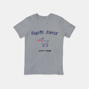 T-shirt biquette d'amour - Le Petit Fermier