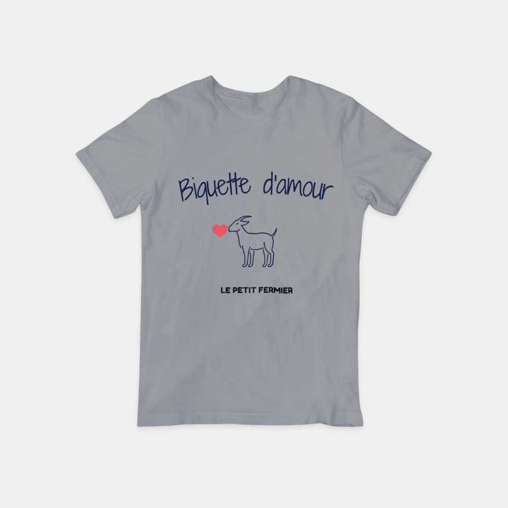 T-shirt biquette d'amour - Le Petit Fermier