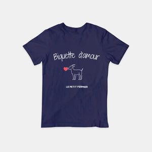 T-shirt biquette d'amour - Le Petit Fermier