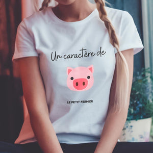 T-shirt Caractère de Cochon - Le Petit Fermier