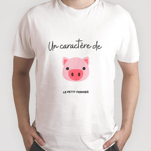 T-shirt Caractère de Cochon - Le Petit Fermier