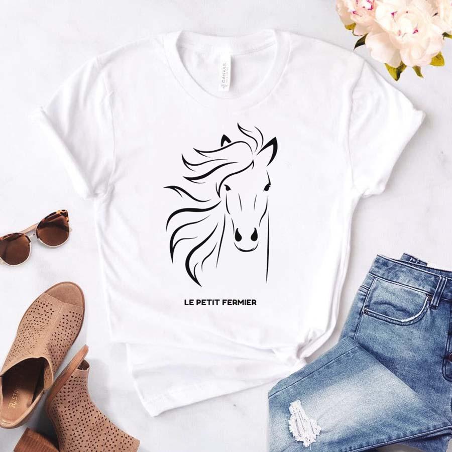 T-shirt cheval design - Le Petit Fermier