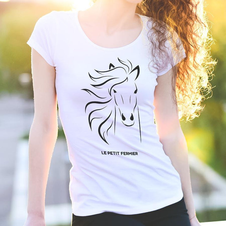 T-shirt cheval design - Le Petit Fermier