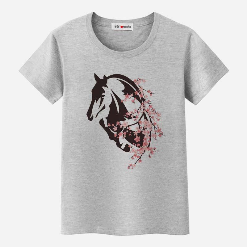 T-shirt cheval Sakura - Le Petit Fermier