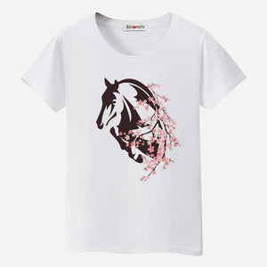 T-shirt cheval Sakura - Le Petit Fermier