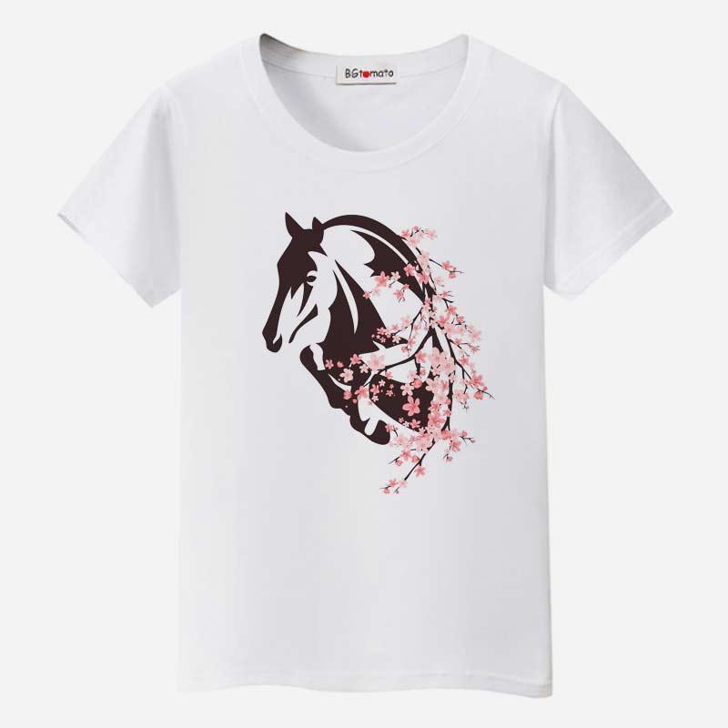 T-shirt cheval Sakura - Le Petit Fermier