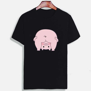 T-shirt cochon à l'envers - Le Petit Fermier