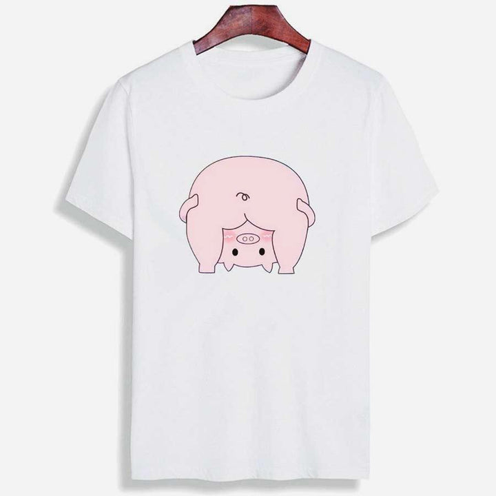 T-shirt cochon à l'envers - Le Petit Fermier