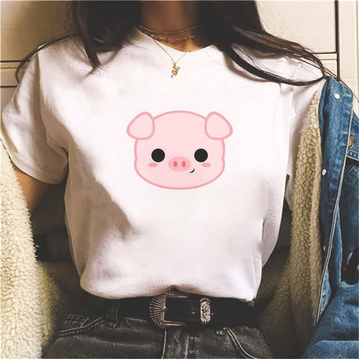 T-shirt cochon kawaii - Le Petit Fermier
