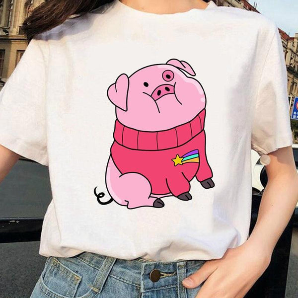T-shirt femme drôle de cochon - Le Petit Fermier