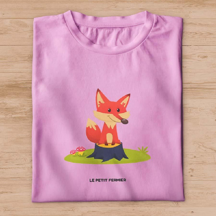 T-shirt femme renard de la forêt - Le Petit Fermier