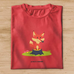 T-shirt femme renard de la forêt - Le Petit Fermier