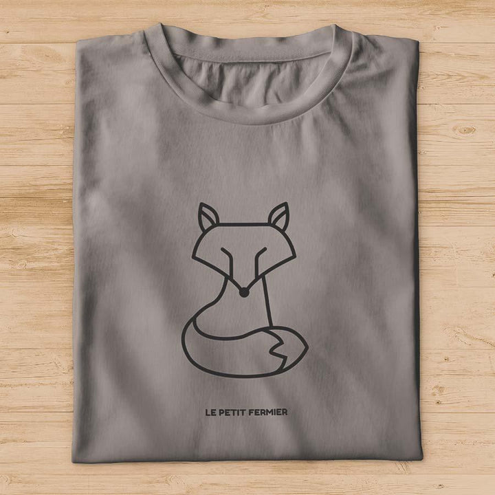 T-shirt femme renard minimaliste - Le Petit Fermier
