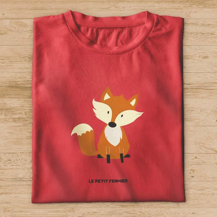 T-shirt femme renard roux - Le Petit Fermier
