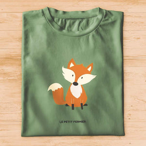 T-shirt femme renard roux - Le Petit Fermier