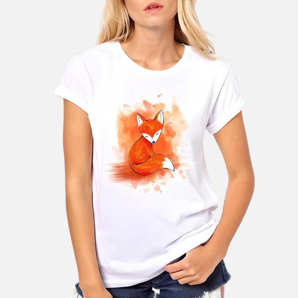 T-shirt graphique renard - Le Petit Fermier