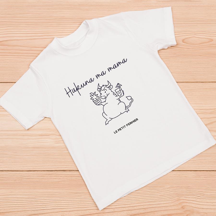 T-shirt hakuna ma mama - Le Petit Fermier