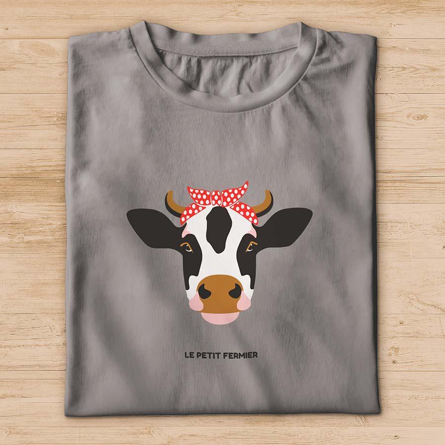 T-shirt homme vachette bandana - Le Petit Fermier