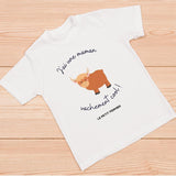 T-shirt J'ai une maman vachement cool - Le Petit Fermier
