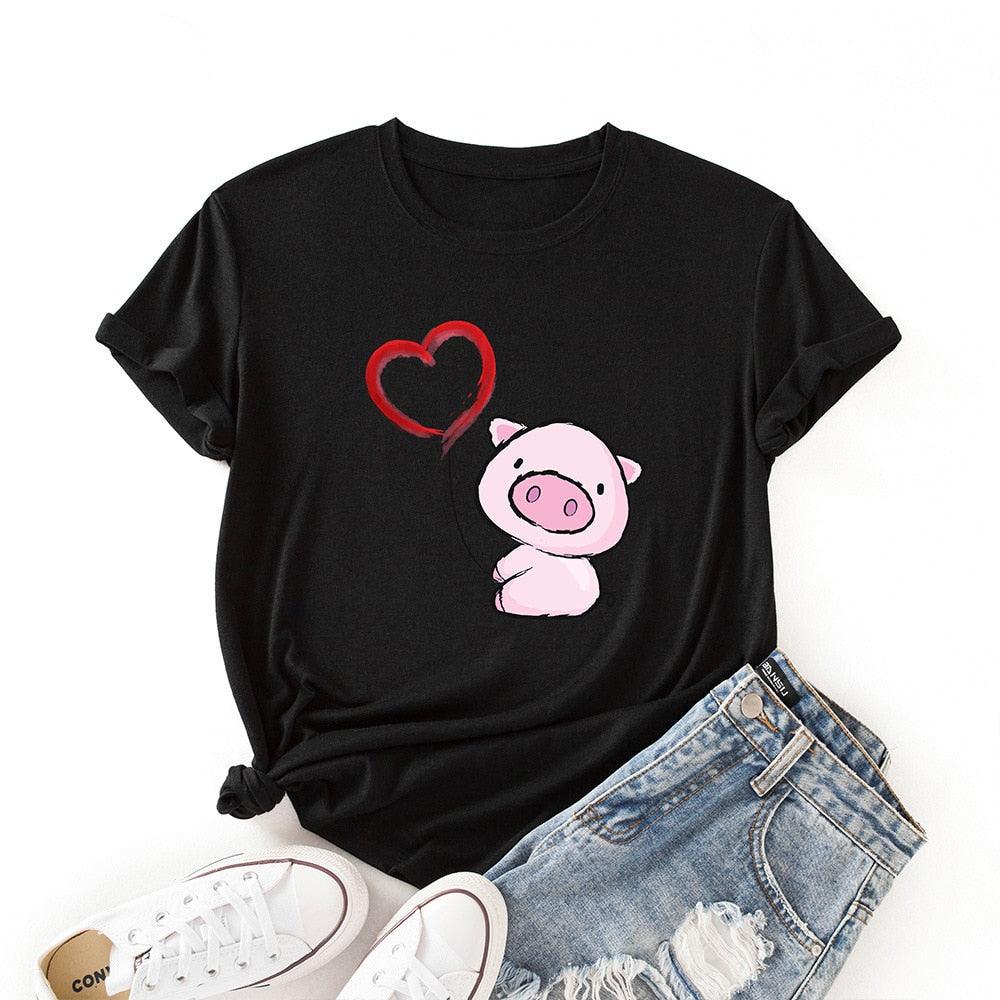 T-shirt le cochon et son ballon - Le Petit Fermier