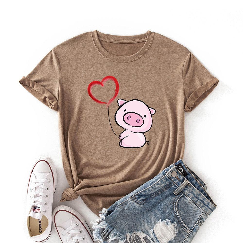 T-shirt le cochon et son ballon - Le Petit Fermier